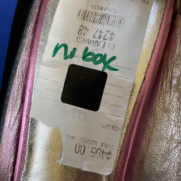 Ron White Gorgeous Black Suede Shimmering Pink Bow Shoes Made in Italy 🇮🇹 - Picture 14 of 15